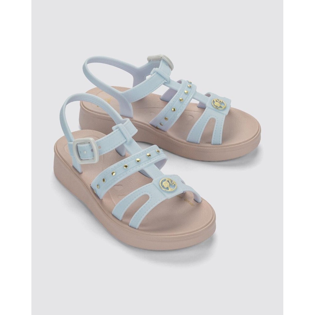 Sandália Feminina Infantil Grendene Kids barbie Fuzz Anabela - Baby & Kids Fashion