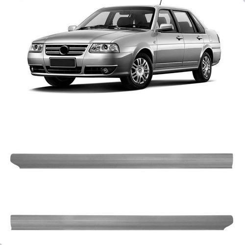 Par Soleira Santana 2000 Até 2006 Dianteira Cinza Claro em Oferta na Shopee