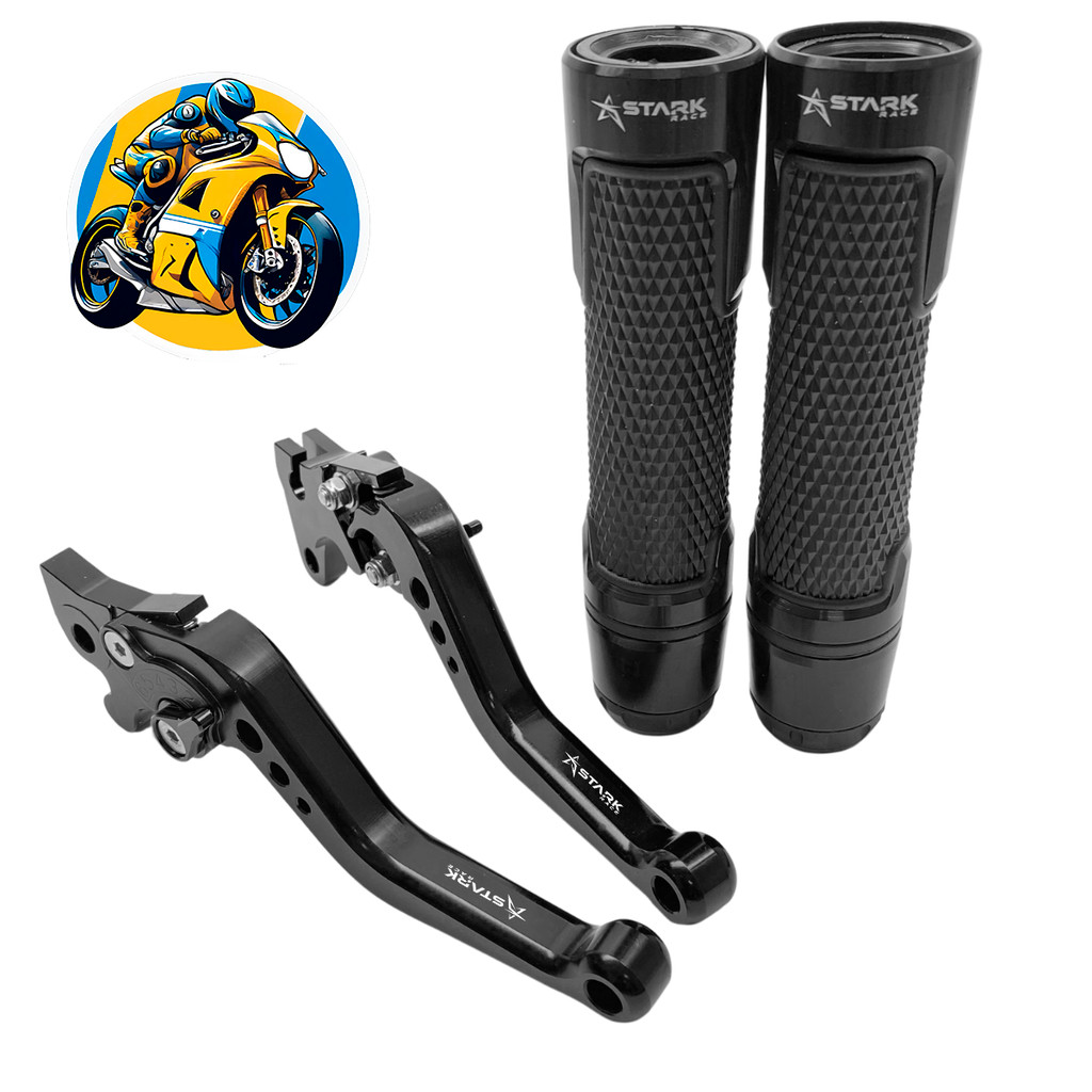 Kit Manete Manopla Moto Yamaha Lander 250 X Factor 125 Ybr