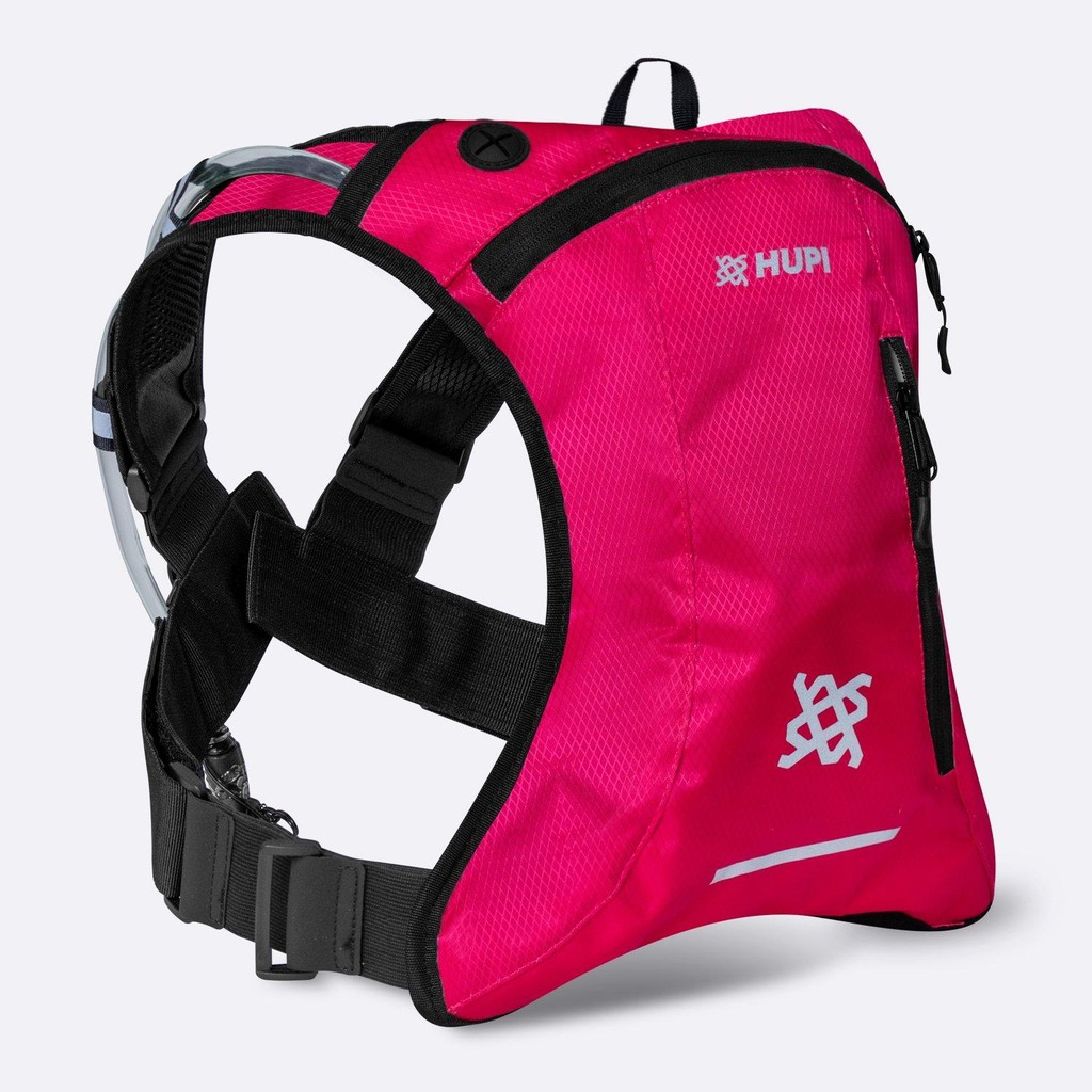 Mochila de Hidratação HUPI HUWE Lite Vermelho Neon com Refil em Oferta na Shopee