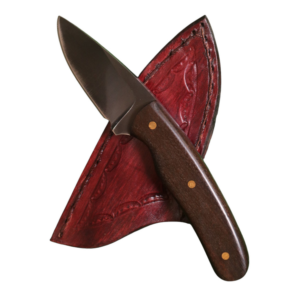 Kit Faca Bushcraft 6'' 1070 Fosfatizada com Bainha - KBFCBCT6483