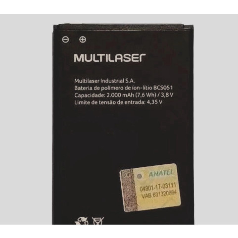 Bateria Compativel Multilaser Ms50l S051 Mirage Bcs051 Nova em Oferta na Shopee