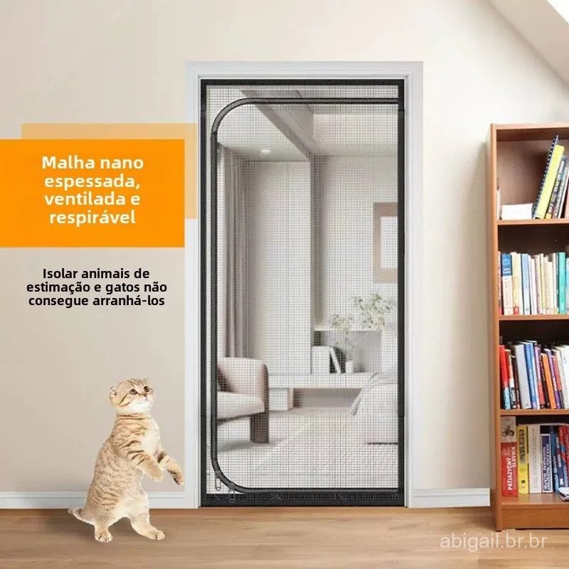 Grande tamanho da porta anti-gato porta anti gato porta de tela para gatos cerca tela de proteção para gatos porta porta em Oferta na Shopee