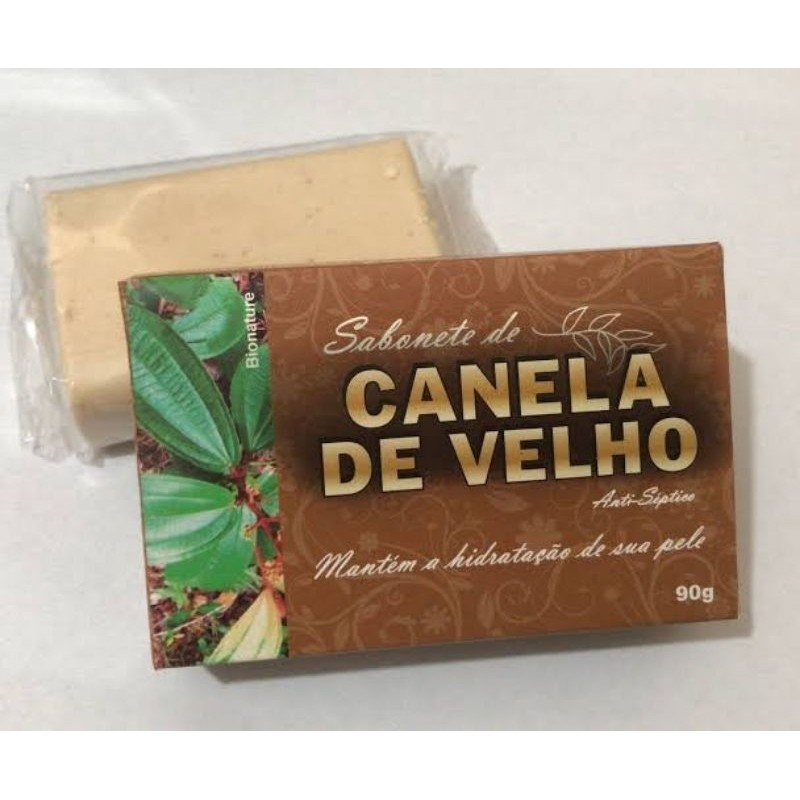 Kit Com 3 Sabonete Antisséptico em Barra de Canela de Velho 90g - BioNature