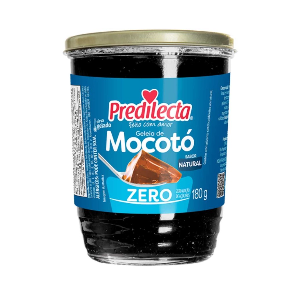 Geleia De Mocotó Natural Diet Zero Açúcar - Predilecta 180g em Oferta na Shopee