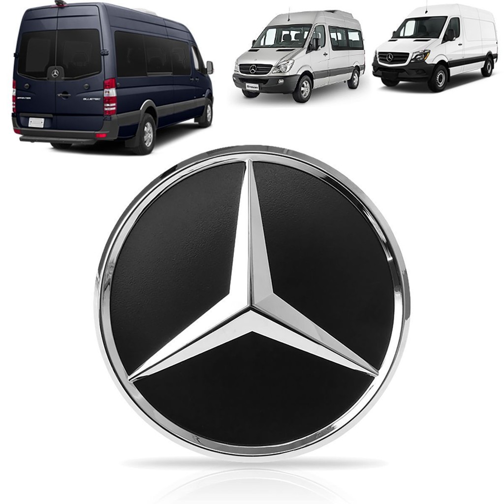 EMBLEMA PORTA TRASEIRA SPRINTER 311 2012 A 2016 313 415 515 2012 A 2019 413 2013 2014 ESTRELA ORIGINAL - A9067580058