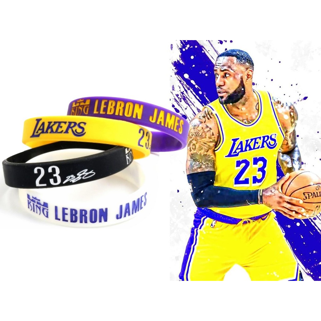 Pulseira Oficial King Lebron James Loos Angelles Lakerrs Basquete