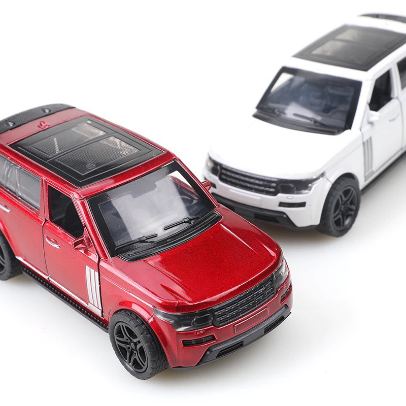 Range Rover Land Rover e Evoke Carrinho Miniatura Fricção abre portas Metal coleção colecionador