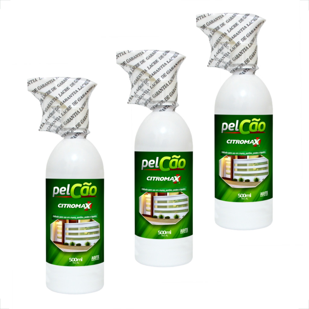 Kit 3 Repelente Pelcão  P/ Cão E Gato Urina E Fezes -  500ml em Oferta na Shopee