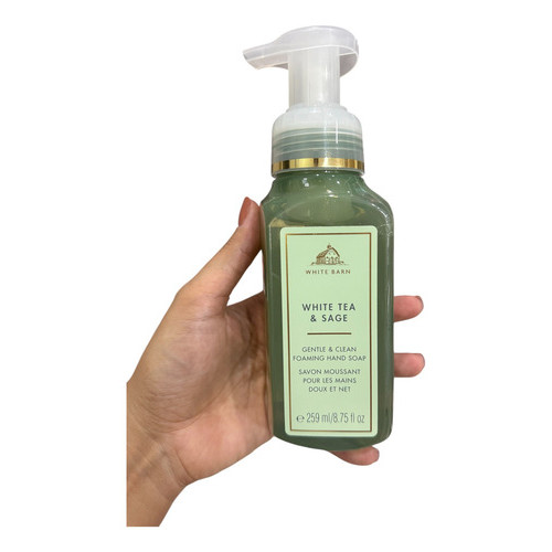 Sabonete Espuma White Tea & Sage - Bath & Body Works