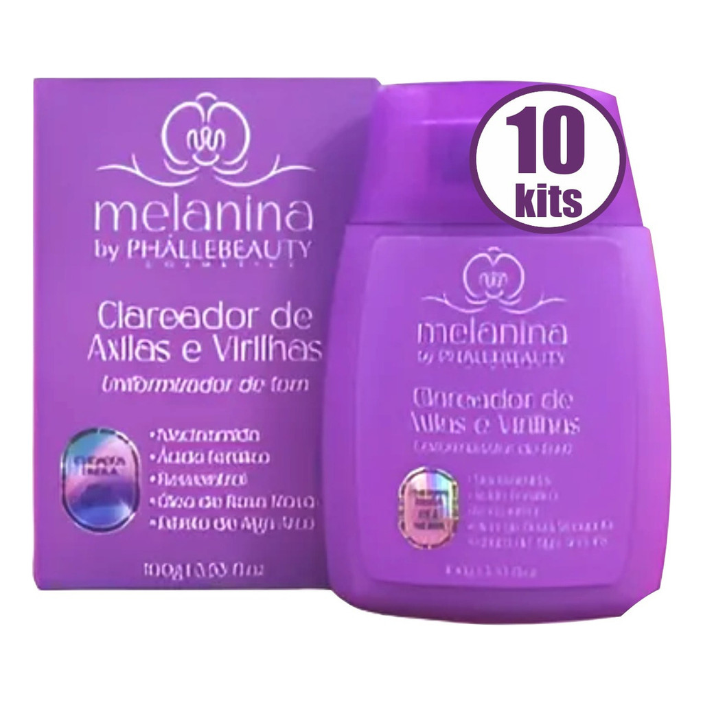 10 Clareador De Axilas Melanina By Phállebeauty Atacado