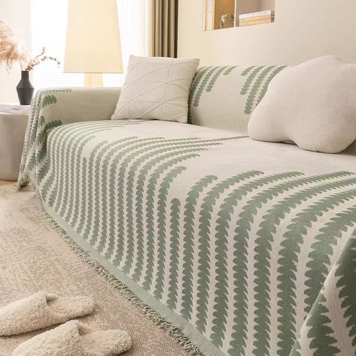 Novo estilo capa de sofá Anti-gato Scratch sofá toalha outono inverno quatro estações capa completa sofá cobertor almofa