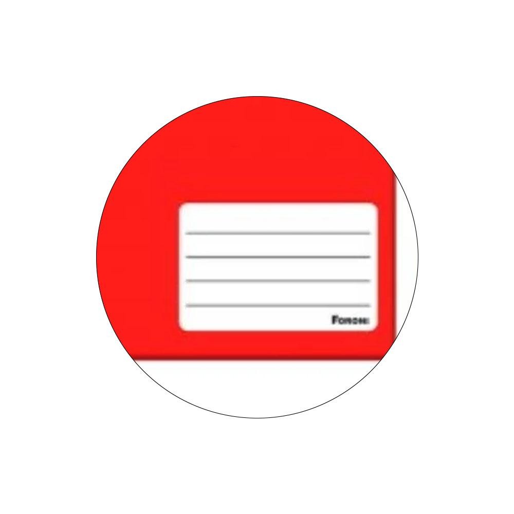 Caderno Brochurão Grande 20x27,5cm 48 Folhas Class Vermelho Foroni · foto 2