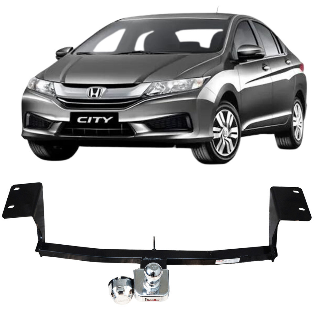 Engate Reboque Rabicho Fixo Honda City 2015 a 2021 450Kg com tOP