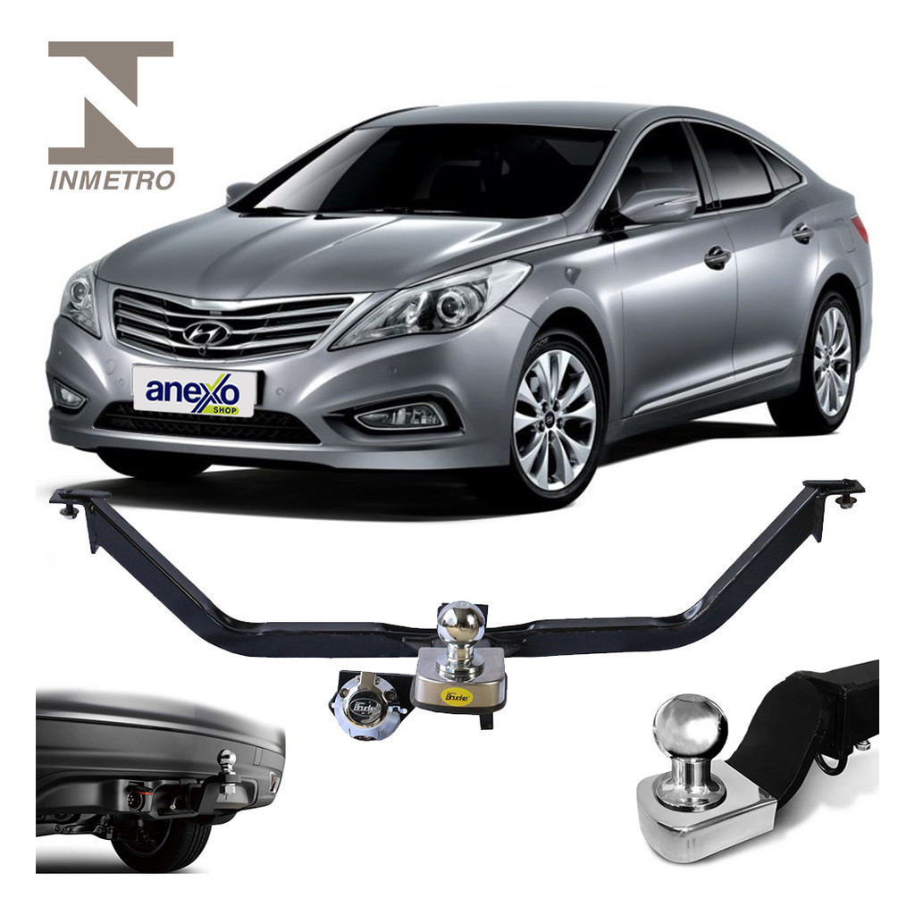 Reboque Hyundai Azera 2012 A 2018 700kg Engate Kit pleto bOM