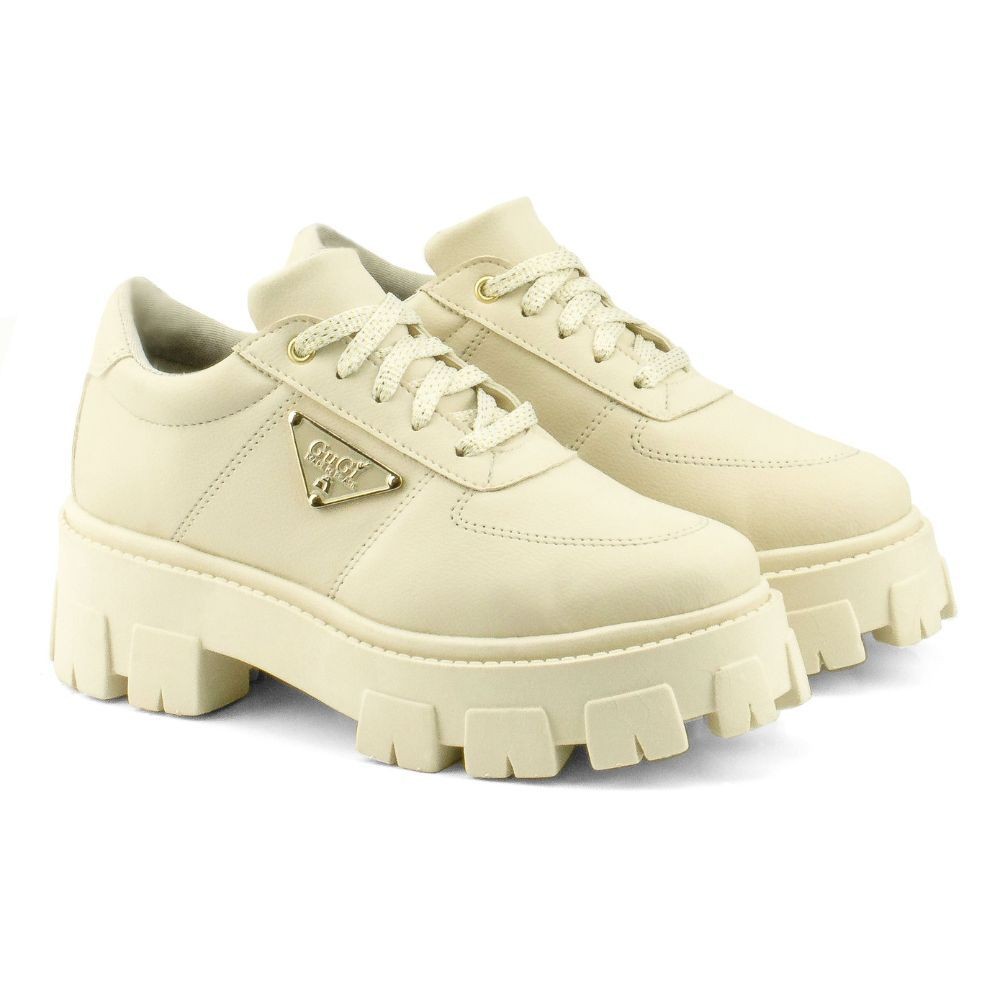 SAPATO FEMININO OXFORD TRATORADO ESTILO BLOGUEIRA LEVE