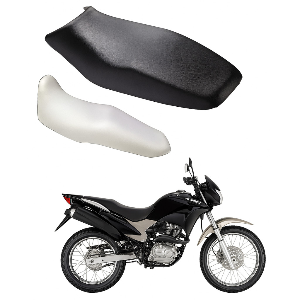 Kit Espuma +  Capa Banco Moto Falcon NX 400 Anos 2000 a 2014