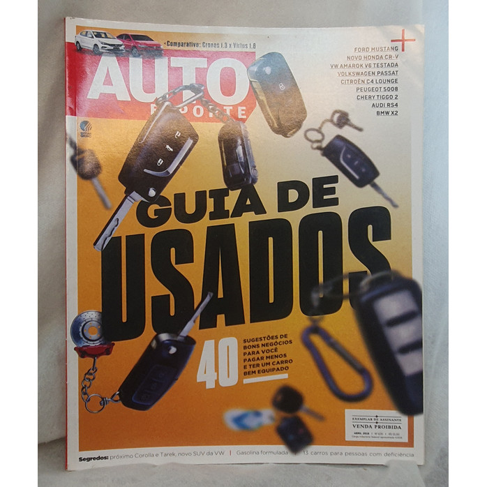 Revista Auto Esporte 635 - Guia de Usados - Editora Globo