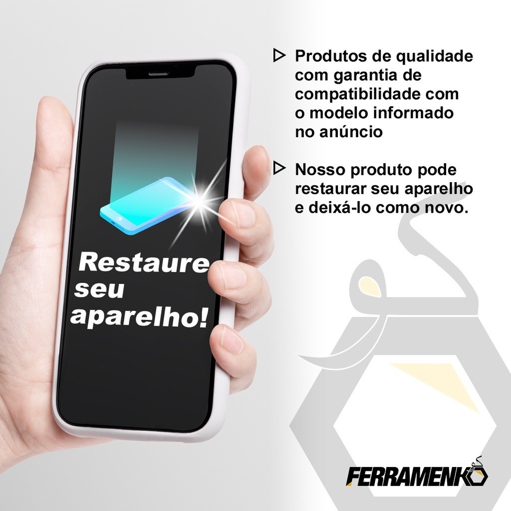Kit 2 Lentes de Vidro da Câmera Traseira Compativel com com G53 5g / G73 5g - detalhe