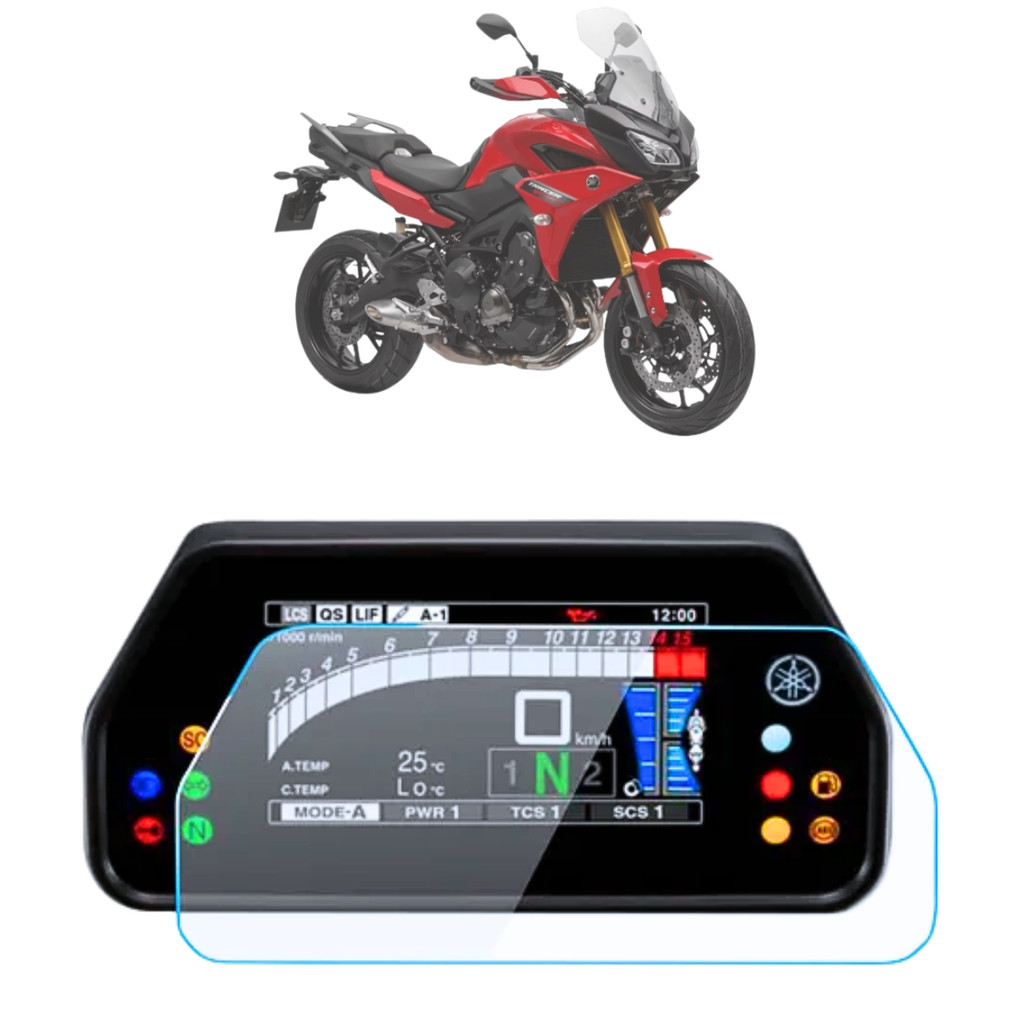 Película Protetora Painel Moto Tracer 900 2019 2020 Até 2024 2025 GT YZF R1 2015 2016 Até 2024 2025