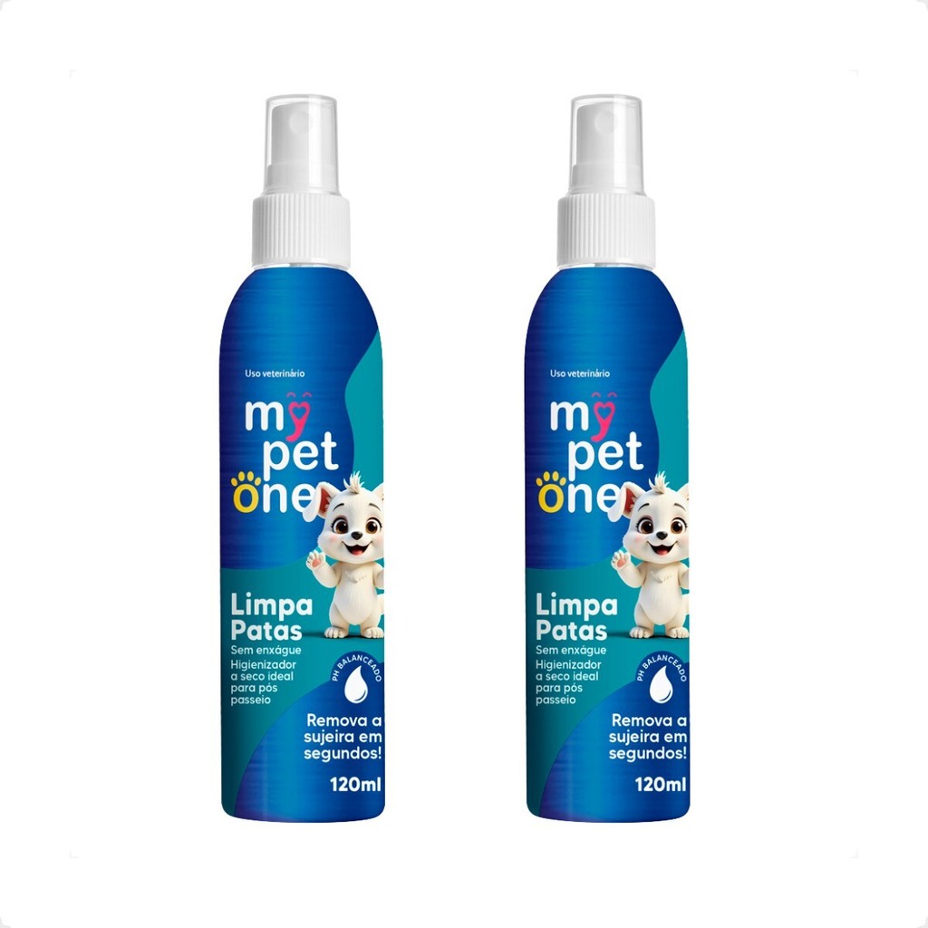 Kit 2 Limpa Patas Mypetone - 120mL