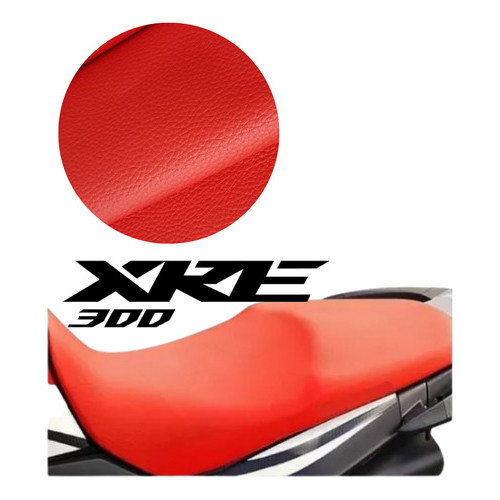 Capa Emborrachada Banco VERMELHO Xre 300  Rally  Modelo Compatível A Original SEM LOGO