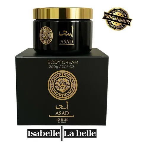 Creme Hidratante Corporal Masculino Árabe Asad, 200ml Alta Fixação Isabelle La Belle - Miniatura 2