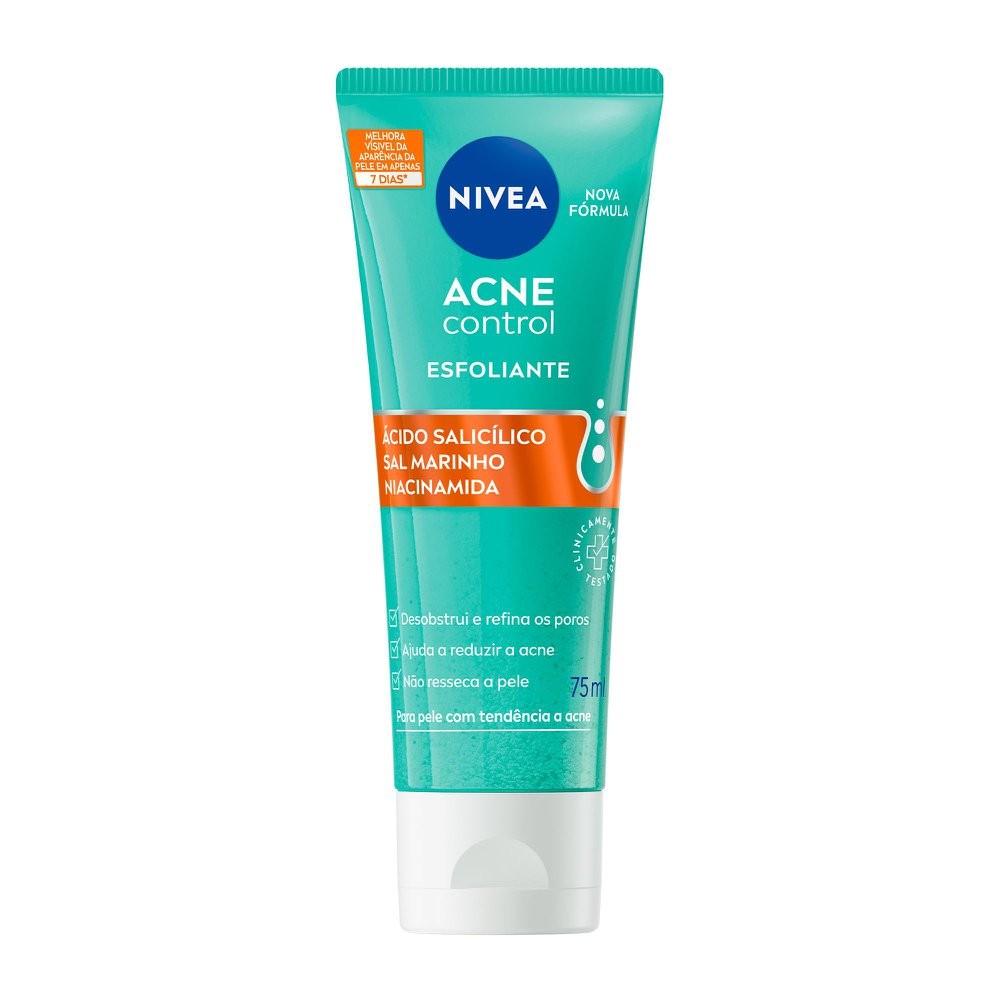 Esfoliante Facial Nivea Acne Control 75g - Beauty