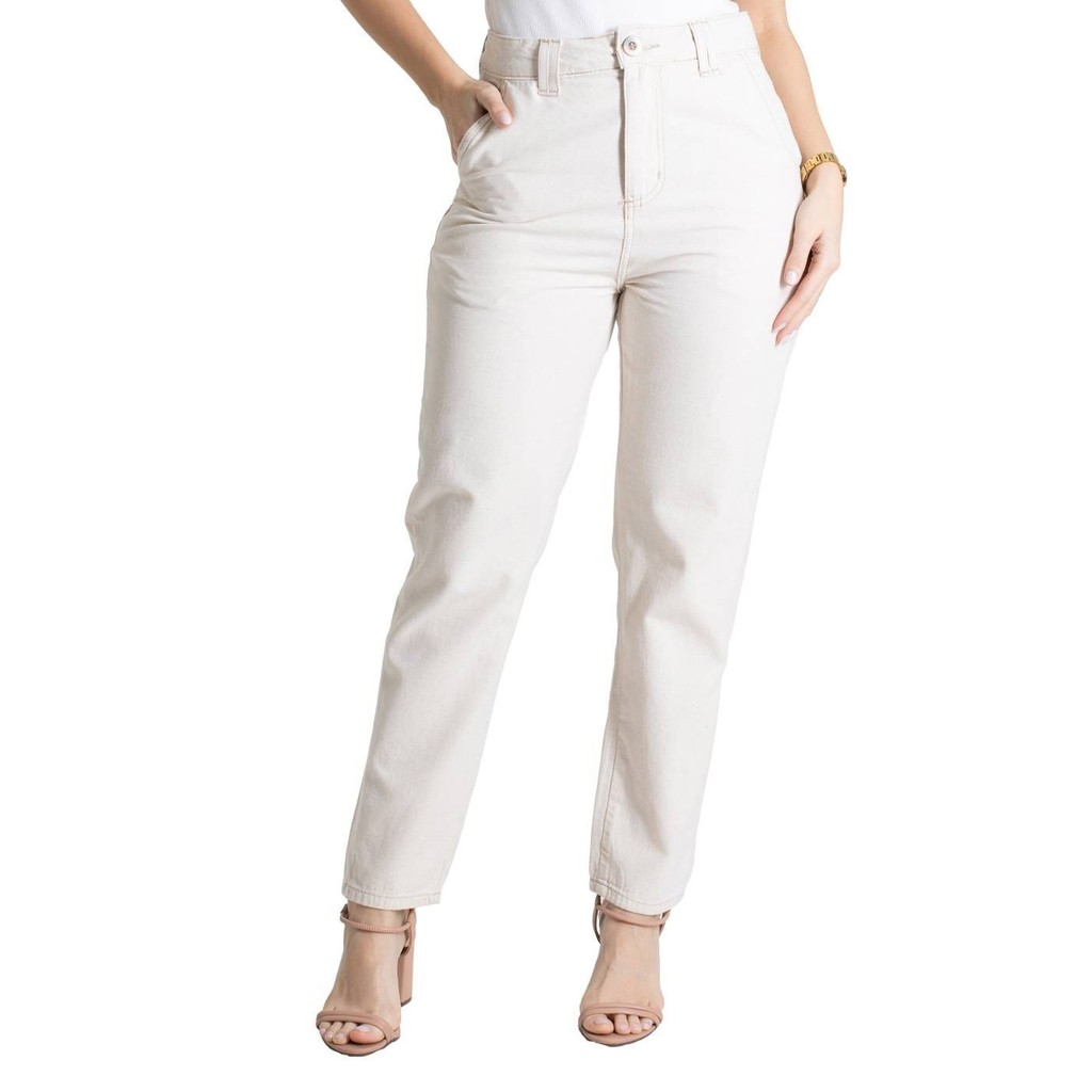 Calça Linho Sawary Mom - 280120 em Oferta na Shopee