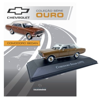 Coleção Chevrolet Série Ouro: Comodoro Sedan 1975 - Edição 24 Escala 1:43 Luppa em Oferta na Shopee