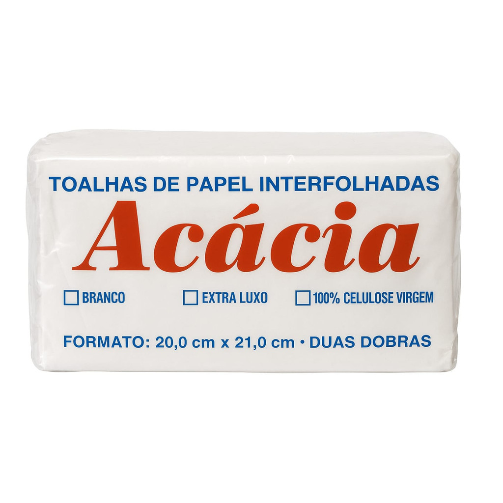 Papel Interfolha Acácia Com 1000 Folhas