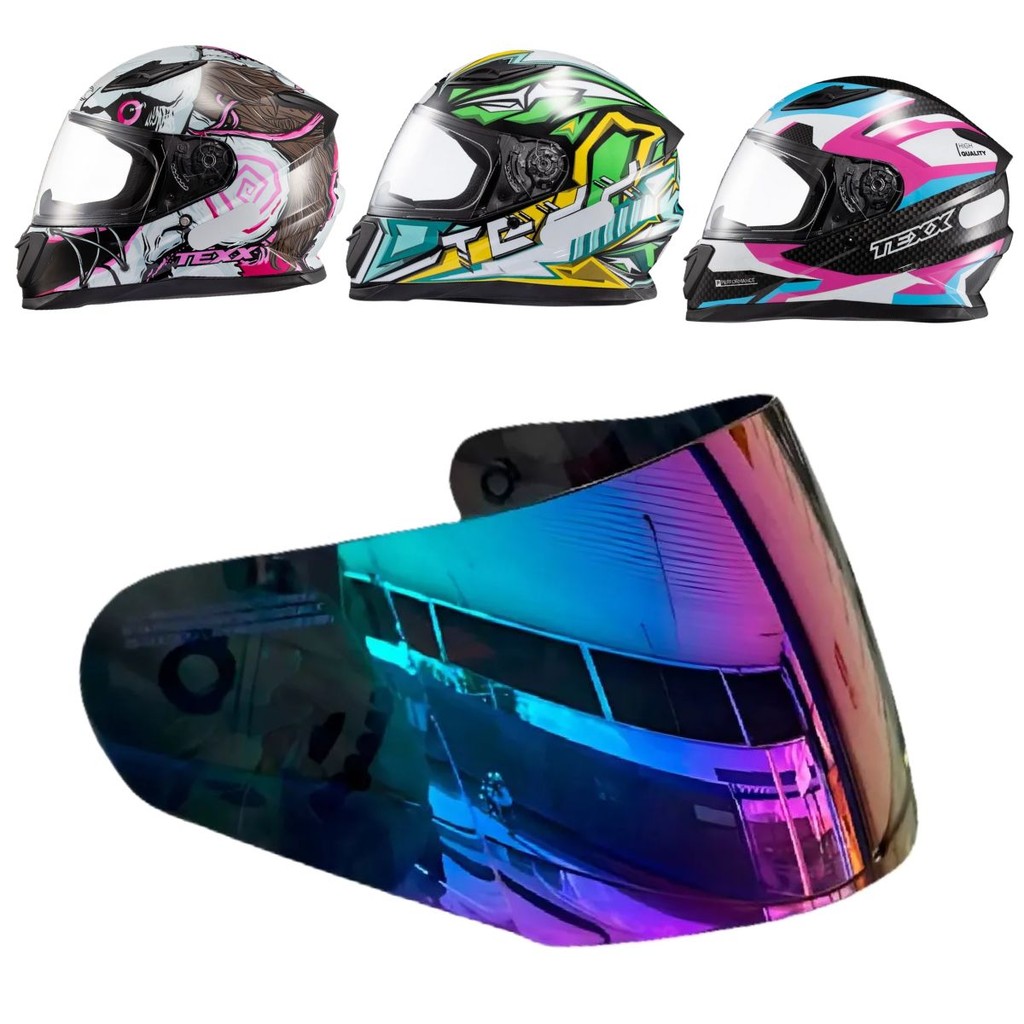 Viseira Camaleão Antirrisco Para Capacete Hawk Antirrisco 2.2mm em Oferta na Shopee