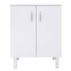 Armário de Cozinha 2 Portas Multiuso Branco