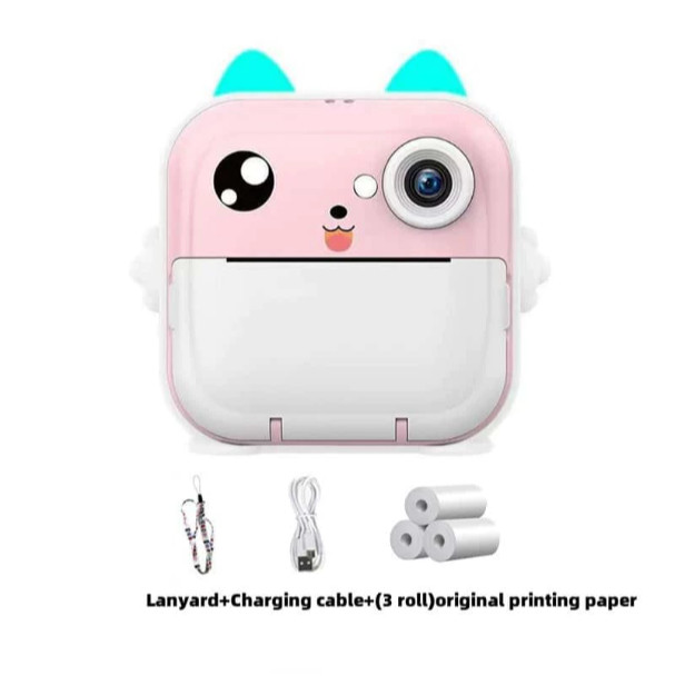 Câmera De Impressão Térmica Instantânea Para Crianças Vídeo Fotografia Digital | Envia Rapido em Oferta na Shopee