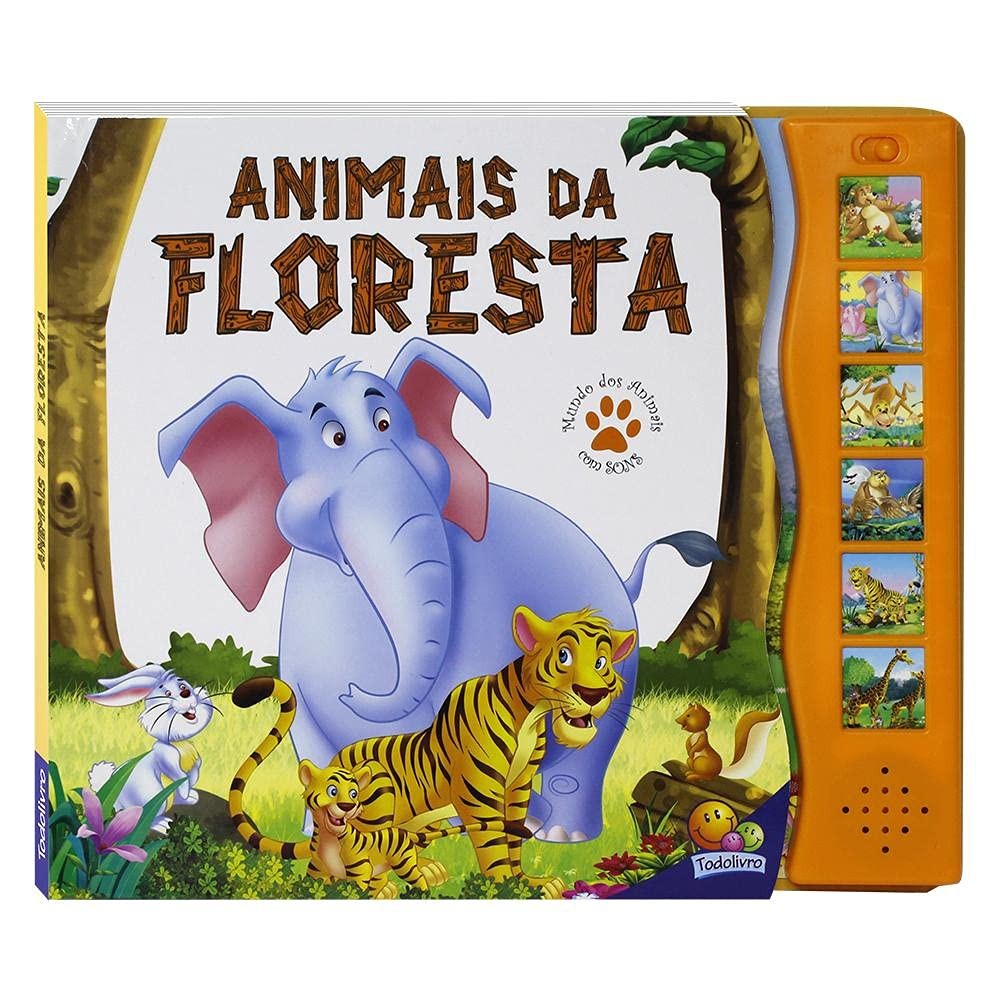 Mundo dos Animais com Sons: Animais da Floresta em Oferta na Shopee