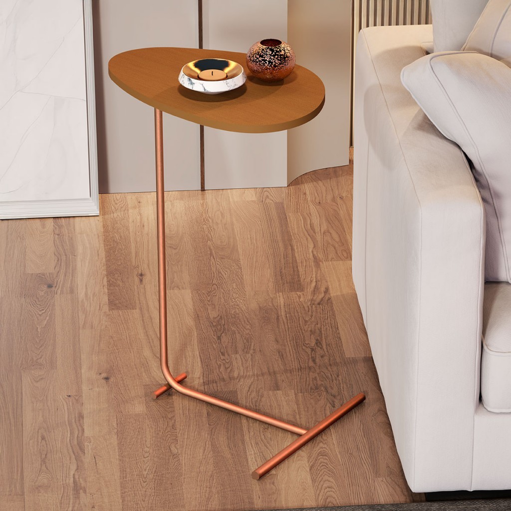 Mesa de Canto Orgânica Alamanda - JB Bechara em Oferta na Shopee