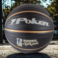 Bola Basquete Tamanho 7 Oficial NBA Quadra Rua Externo Outdoor Jogo Profissional Borracha Resistente