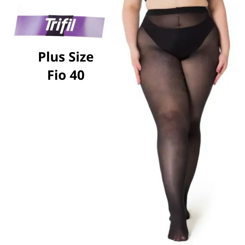 Meia Calça Feminina Plus Size Fio 40 Denier - Trifil
