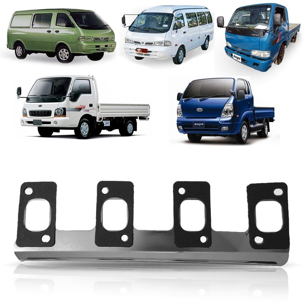 JUNTA DO COLETOR DE ESCAPE KIA BESTA GS 2.7 3.0 1998 A 2005 BONGO K2700 1997 A 2013