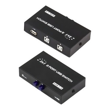Switch Hub Switcher Abs 2 Portas Usb2.0 Tipo-b Impressora