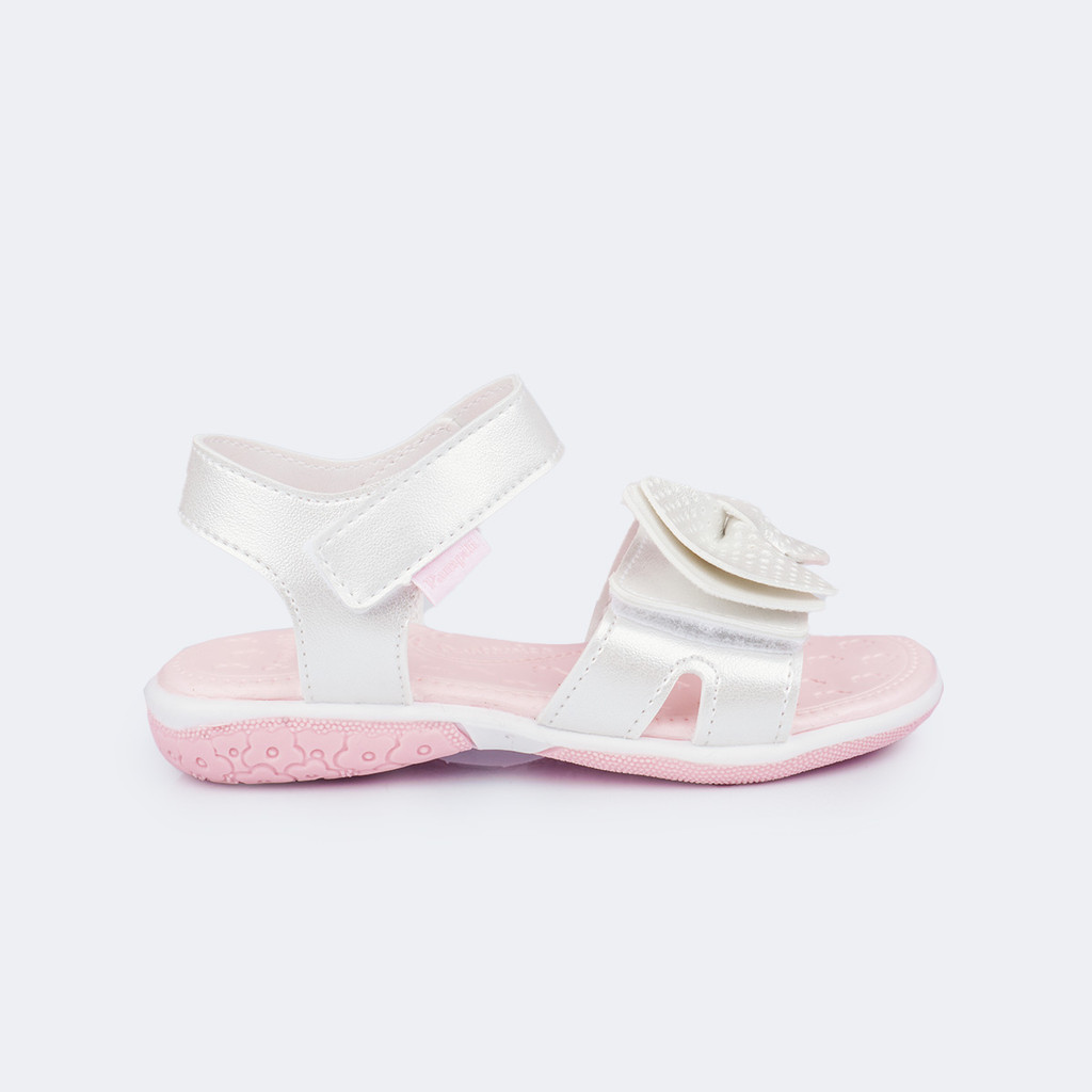 Sandália Infantil Feminina Mavie Duplo Laço Rosa Pampili em Oferta na Shopee