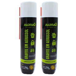 Grafite Spray Automotivo Lubrifica Canaleta Dos Vidros 600ml