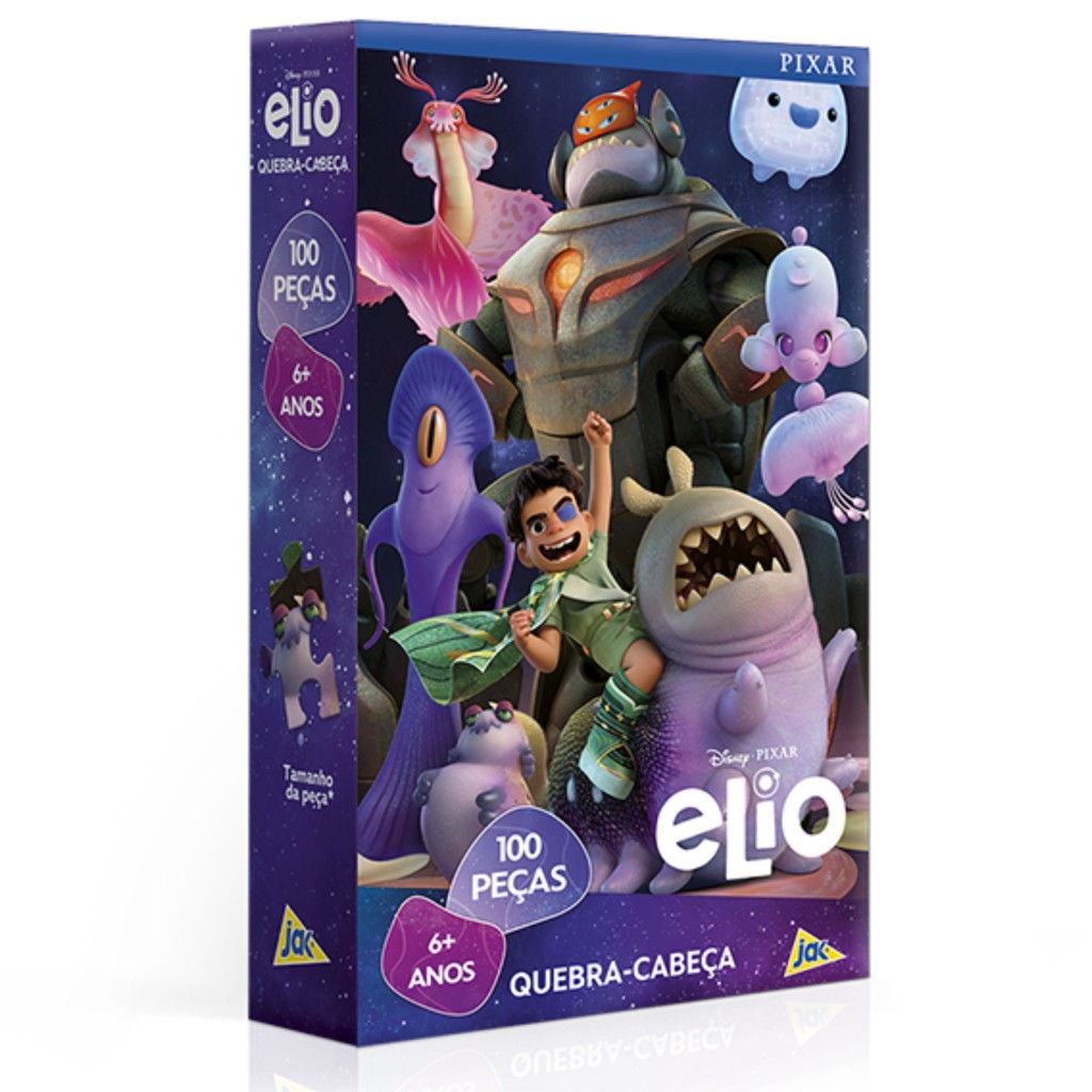 Quebra-cabeça 100 Peças Disney Pixar Elio 3284 - Toyster em Oferta na Shopee