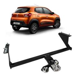 Engate Reboque Reforcel Fixo Renault KWID 2017 2018 2019 2020 2021 2022 2023 bOM.