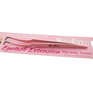 NewShow Pinça Aço Reta De Alta Precisão Para Cílios De Inoxidável Ponta Curva Precisão /ROSA/Profissionalismo em Oferta na Shopee