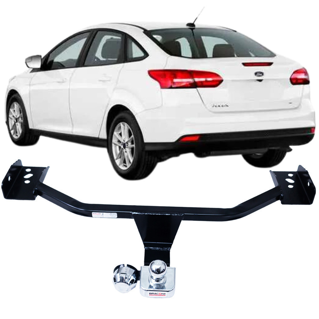 Engate Reboque Fixo Focus Sedan 2014 A 2019 Capacida Carga 500kg Aco Resistente tOP