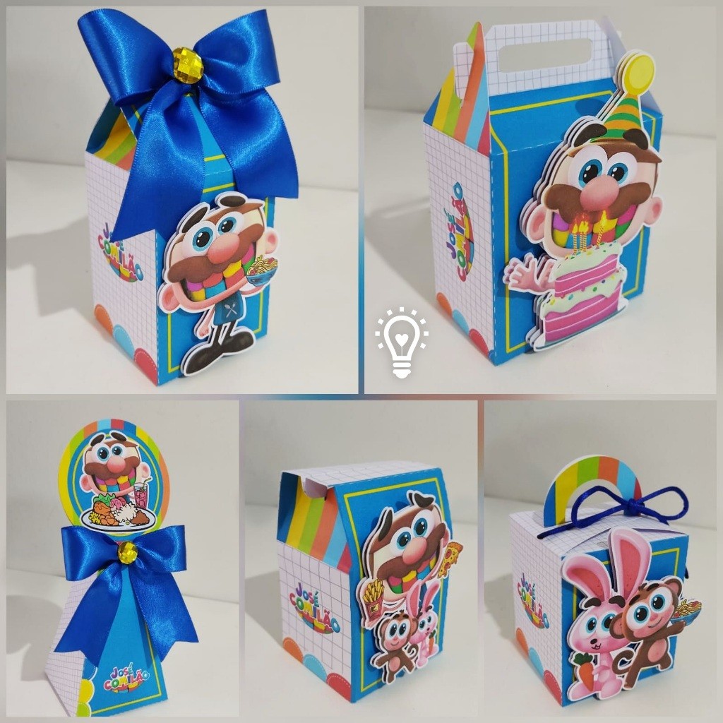 KIT FESTA JOSÉ COMILÃO - PEGUE MONTE - CAIXINHAS PERSONALIZADAS - LEMBRANCINHAS INFANTIL