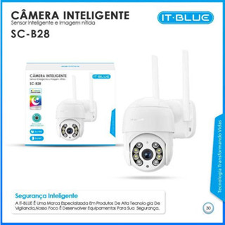 Câmera Externa Wifi Ip Prova D'água Infravermelho Hd APP Icess SC-B28 em Oferta na Shopee