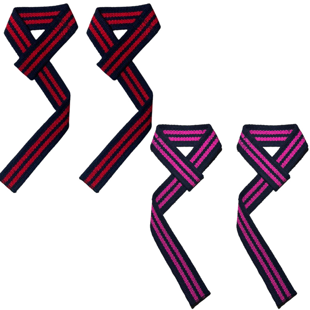 2 Par Tala Straps 100% Algodão P/musculação Academia cor Sortida (você escolhe a cor) em Oferta na Shopee