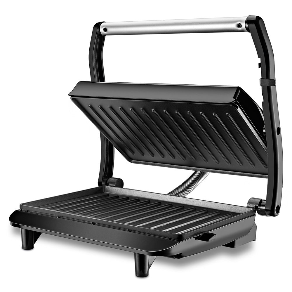 Press Grill Master Press Mondial Preto e Inox 1000W PG-01 em Oferta na Shopee